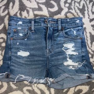 American Eagle Hi rise super stretch shorts size 0